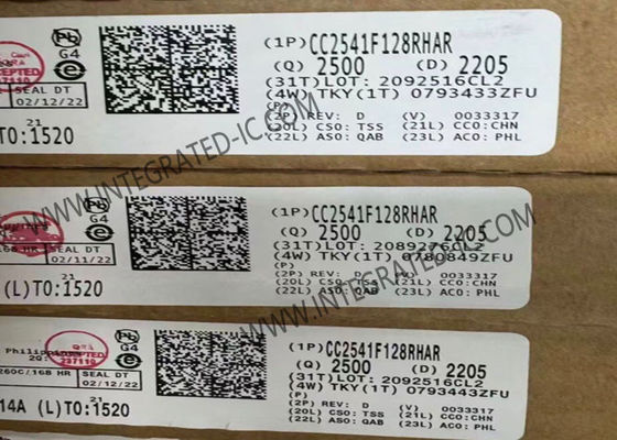 وحدة الاتصالات اللاسلكية CC2541F128RHAR Bluetooth MCU اللاسلكية منخفضة الطاقة