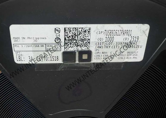 شريحة الدائرة المتكاملة TUSB9261IPAPRQ1 مع جسر SuperSpeed USB 3.0 إلى SATA الذي يدعم معدل بيانات 5 جيجابت في الثانية في حزمة HTQFP-64