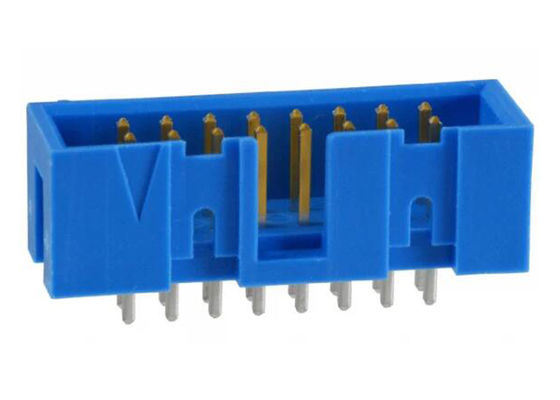 2-1761603-6 موصل سلك إلى لوحة بـ 16 موضعًا وخطوة 2.54 مم مع تصنيف تيار 1 أمبير لكل جهة اتصال
