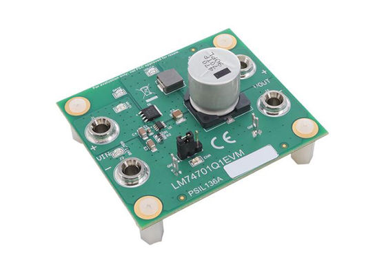 حلول LM74701Q1EVM المضمنة لوحة تقييم وحدة التحكم في الصمام الثنائي المثالي LM74701-Q1