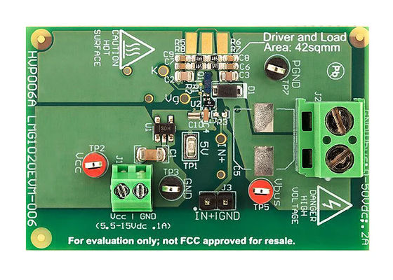 LMG1020EVM-006 حلول مدمجة لوحة تقييم إدارة الطاقة لسائق البوابة أحادي القناة