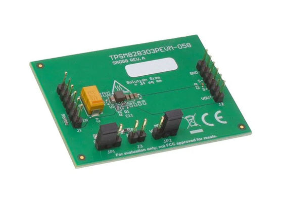 لوحة تقييم محول DC/DC منخفض الخطوة المتزامن بتردد 2 ميجاهرتز من Embedded Solutions TPSM828303PEVM-058