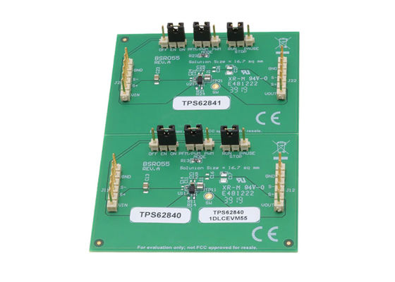 لوحة تقييم محول Buck TPS62840-1DLCEVM55 Embedded Solutions بجهد 750mA من 1.8V إلى 6.5V