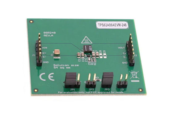 لوحة تقييم محول خفض الجهد TPS62A06AEVM-248 Embedded Solutions 6A من 2.5 فولت إلى 5.5 فولت