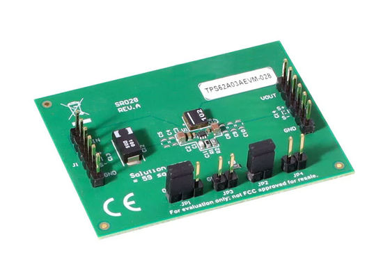 لوحة تقييم محول Buck من 2.5 فولت إلى 5.5 فولت 3A من TPS62A03AEVM-028 Embedded Solutions