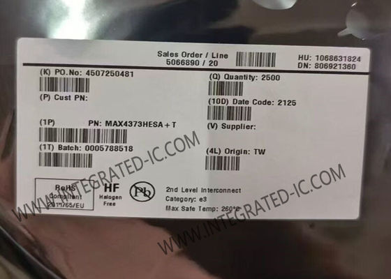 شريحة الدائرة المتكاملة MAX4373HESA، مكبر استشعار التيار عالي الجانب بتردد 200 كيلو هرتز، SOIC8، مع مصدر طاقة 2.7 فولت إلى 28 فولت