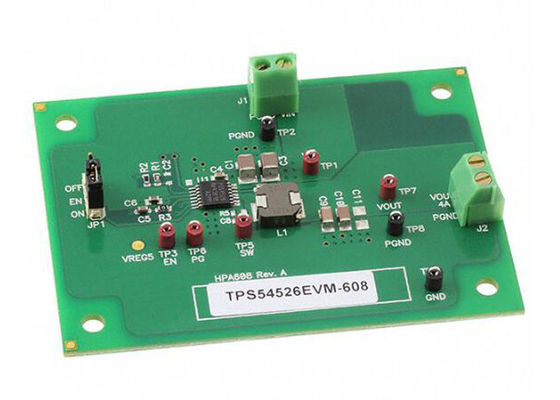 TPS54526EVM-608 الحلول المدمجة المزامنة Step Down Converter TPS54526 وحدة تقييم