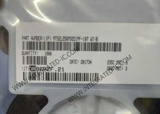 MT52L256M32D1PF-107WT:B شريحة ذاكرة IC 8 جيجابت 933 ميجاهرتز SDRAM - ذاكرة IC LPDDR3 للجوال 178-FBGA