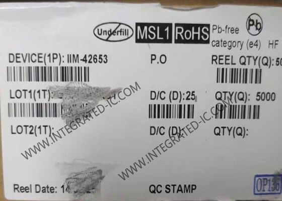 IIM-42653 أجهزة الاستشعار IC 6- محورية ذكية للتتبع الصناعي للحركة MEMS جهاز LGA-14