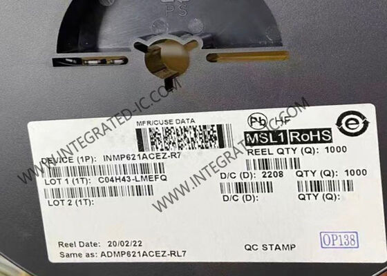 مستشعر IC INMP621ACEZ ميكروفون MEMS متعدد الاتجاهات منخفض الطاقة بمنفذ سفلي