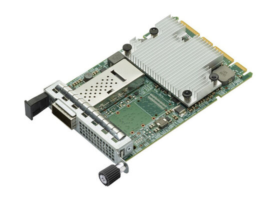 محول شبكة إيثرنت PCI Express أحادي المنفذ بسرعة 100 جيجابت/ثانية من حلول BCM957504-N1100G المضمنة