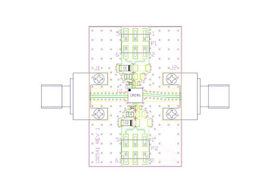 لوحة تقييم مضخم الضوضاء المنخفض من 8 جيجاهرتز إلى 22 جيجاهرتز CMD246C4-EVB Embedded Solutions