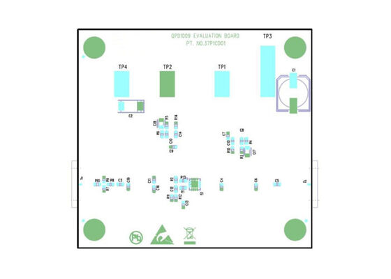 QPD1009EVB01 حلول مدمجة لوحات تقييم ترانزستور الترددات الراديوية GaN QPD1009 15W