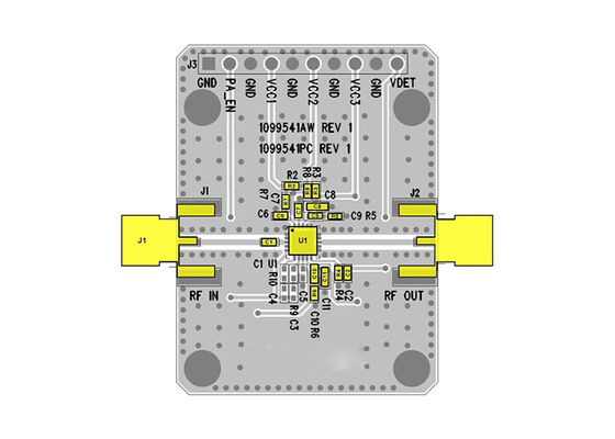 QPA9501PCB401 حلول متضمنة لجنة تقييم مكبر الطاقة LTE-U/LAA ثلاثية المراحل