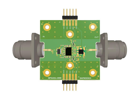 لوحة تقييم مضخم CATV بتقنية الدفع والسحب QPA4428EVB-01 Embedded Solutions، 75 أوم، 28 ديسيبل