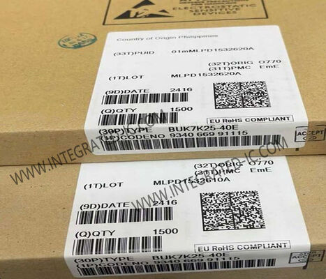 شريحة الدائرة المتكاملة BUK7K25-40E، ترانزستور MOSFET ثنائي القناة N، 40 فولت، 27 أمبير، متوافق مع AEC Q101
