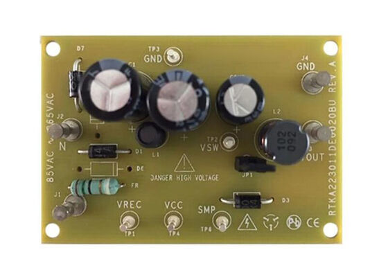 RTKA223011DE0020BU الحلول المدمجة RAA223011 700V مجلس تقييم منظم التيار المتردد / المتردد