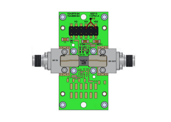 TGA2975-SM-EVB حلول مضمنة 2.7GHz إلى 3.5GHz 12W GaN مجلس تقييم مكبر الطاقة