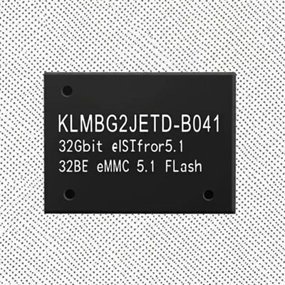 KLMBG2JETD-B041 شريحة IC الذاكرة 32Gbit eMMC 5.1 شريحة IC التخزين الفلاش مع واجهة HS400