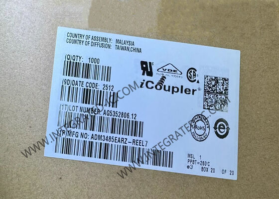 ADM3485EARZ رقاقة الدوائر المتكاملة محمية ESD 3.3V 12 Mbps RS-485/RS-422 جهاز استلام