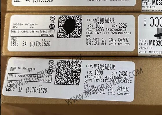 شريحة الدائرة المتكاملة MC33063ADRJR منظم تبديل 1.5 أمبير لتعزيز/خفض/عكس مع تردد 100 كيلو هرتز