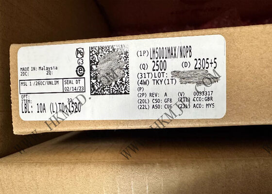 LM5001MAX رقاقة الدوائر المتكاملة 1A IC المنظم لوسيط التبديل عالي الجهد مع تردد التبديل 50kHz إلى 1.5MHz
