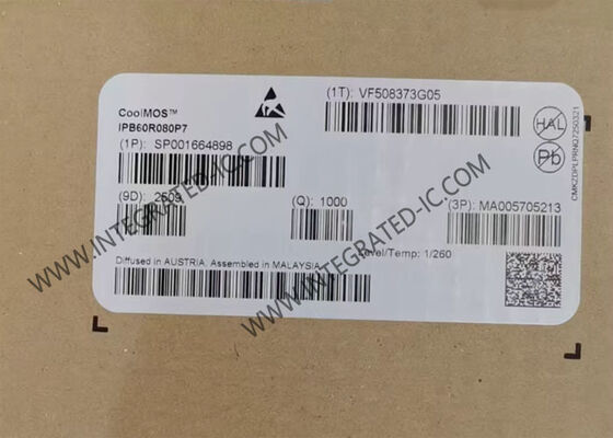 IPB60R080P7 رقاقة الدوائر المتكاملة عالية الكفاءة في استخدام الطاقة ترانزستورات MOSFET ذات القناة N