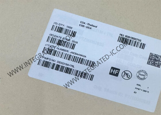 DS3231M رقاقة الدائرة المتكاملة منخفضة التكلفة ودقيقة للغاية I2C في الوقت الحقيقي