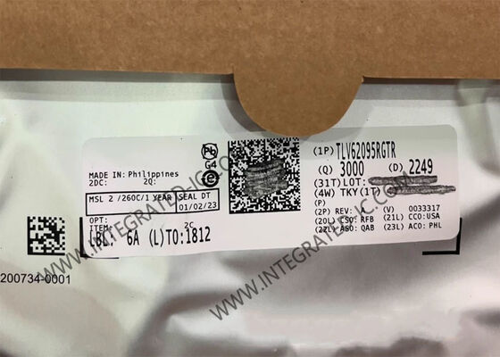 شريحة الدائرة المتكاملة TLV62095RGTR محول تنحى عالي الكفاءة 4A مع DCS-Control™