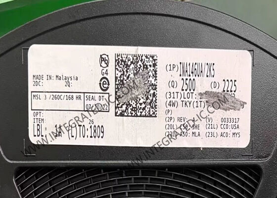 INA146UA مكبر فرق مكاسب عالية الجهد بدقة قابلة للبرمجة مع نطاق إمدادات واسع