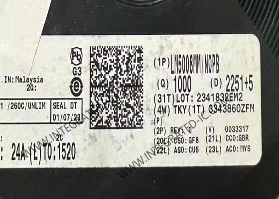 شريحة الدائرة المتكاملة LM5008MM منظم تبديل DC/DC Buck بجهد إدخال 95 فولت وتيار خرج 350 مللي أمبير ووقت تشغيل ثابت