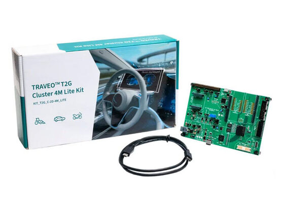 لوحة تقييم حلول KITT2GC-2D-4MLITE المدمجة CYT3DL TRAVEO™ T2G Cluster 4M Lite Kit