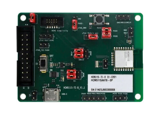 HCM511SABTB-0P الحلول المدمجة MCU عالية الأداء BT 5.4 لوحة تقييم الوحدة