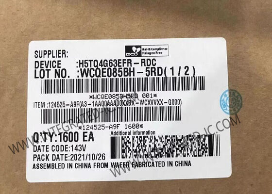 H5TQ4G63EFR-RDC 4Gbit DDR3 SDRAM ذاكرة IC شريحة مع 2133Mbps معدل نقل البيانات في FBGA-96 حزمة لتطبيقات الكثافة العالية