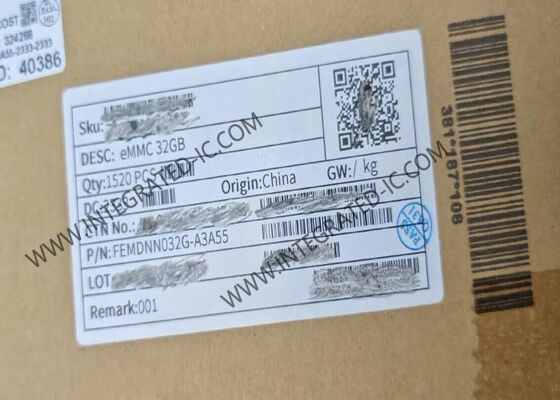 32GB FORESEE eMMC ذاكرة IC شريحة في 153-FBGA حزمة مع 400MB/s معدل نقل البيانات