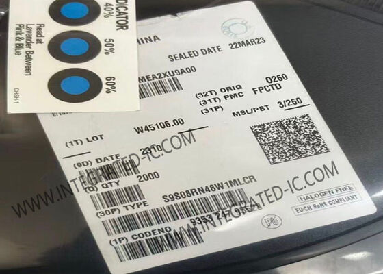 S9S08RN48W1MLCR معالج دقيق 8 بت S08 MCU بسرعة 20 ميجاهرتز وذاكرة فلاش 48 كيلو بايت في حزمة LQFP32