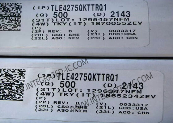 TLE4275QKTTRQ1 رقاقة الدوائر المتكاملة السيارات 500mA 40V المنظم الخطي منخفضة الانخفاض مع الطاقة جيدة