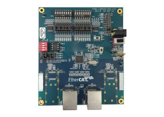مجموعة تقييم وحدة تحكم جهاز EtherCAT من Embedded Solutions EVB-LAN9252-DIGIO LAN9252 DIGIO Board