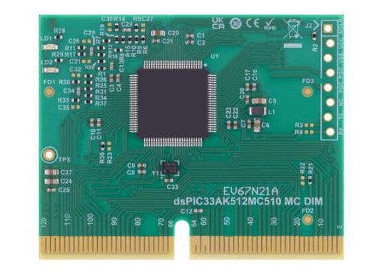 EV67N21A الحلول المدمجة DSPIC33AK512MC510 وحدة تحكم محرك مزدوجة في الصف