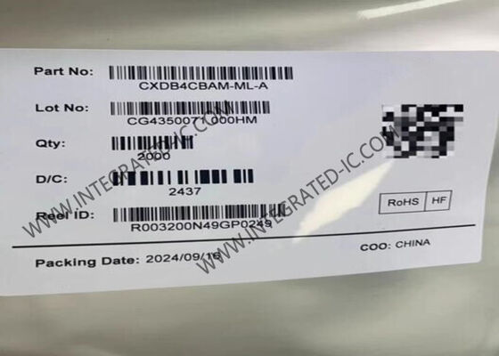 CXDB4CBAM-ML-A شريحة ذاكرة IC 8 جيجابت LPDDR4/4X DRAM ذات معدل بيانات مزدوج منخفض الطاقة للغاية