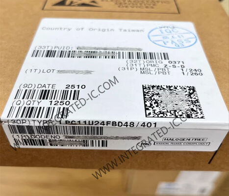 LPC11U24FBD48 32 بت ARM Cortex-M0 microcontroller MCU مع سرعة 50 ميغا هرتز واتصال USB