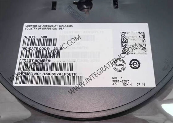 HMC627ALP5ETR رقاقة الدوائر المتكاملة مكبر مكاسب رقمي متغير 6-بيت مع تردد 50MHz ~ 1GHz ومخرجات عالية IP3 + 36 dBm