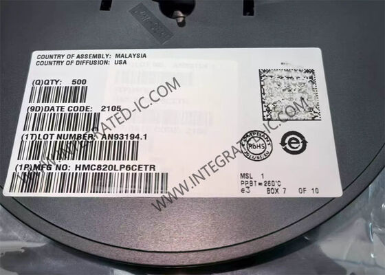 HMC820LP6CETR 5.1GHz Fractional-N PLL Frequency Synthesizer رقاقة الدائرة المتكاملة مع ضوضاء مرحلة منخفضة للغاية