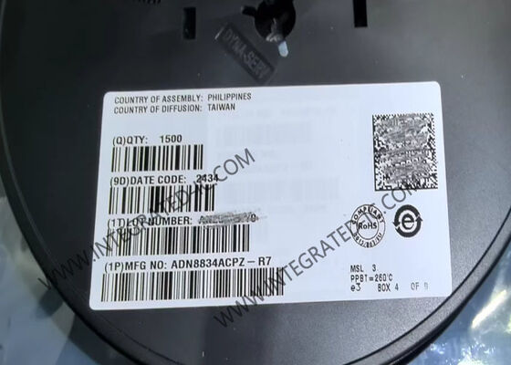 ADN8834ACPZ رقاقة الدوائر المتكاملة 1.5A حرارة الكهرباء المبردة لمراقبة دقة درجة الحرارة