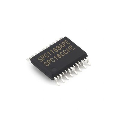 وحدة تحكم دقيقة SPC1168APE MCU نظام على شريحة بتردد 200 ميجاهرتز، وذاكرة وصول عشوائي ثابتة (SRAM) سعة 64 كيلوبايت، و16 قناة محول تناظري إلى رقمي (ADC)