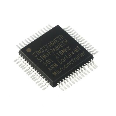 STM32F746VET6TR وحدة التحكم الدقيقة 32 بت مع 216MHz ARM Cortex-M7 Core و 512KB ذاكرة فلاش