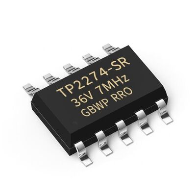 TP2274-SR 36V 7MHz GBWP مكبر تشغيلي للخروج من السكة الحديدية إلى السكة الحديدية Op Amp IC Chip