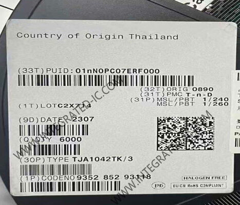 TJA1042TK رقاقة الدوائر المتكاملة ناقل CAN عالي السرعة مع وضع الاستعداد