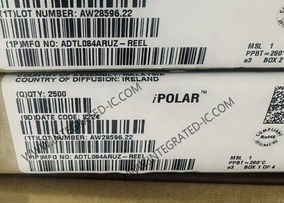 شريحة الدائرة المتكاملة ADTL084ARUZ مكبرات صوت تشغيلية ذات مدخل JFET منخفضة التكلفة