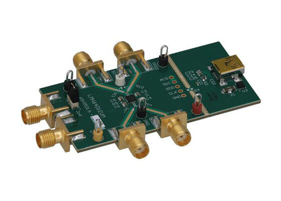 حلول LMH6401EVM المضمنة LMH6401 وحدة تقييم مضخم كسب متغير الترددات الراديوية